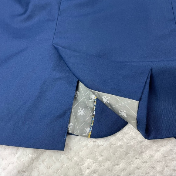 Stacy Adams Navy Blue Men’s Coat Blazer Suit Size 62L - Picture 5 of 14